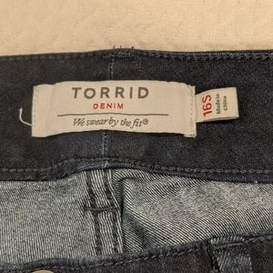 Torrid Size 16S Dark Wash Jeans